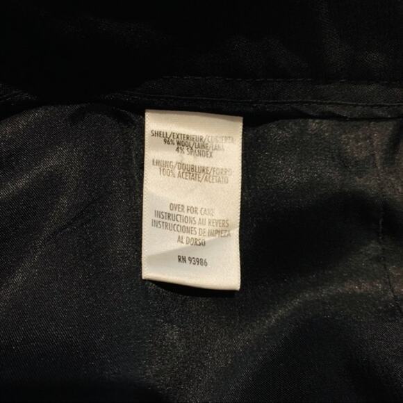 Vtg Casual Corner Wool Blend Dress Trouser Sz 8 - Picture 4 of 8